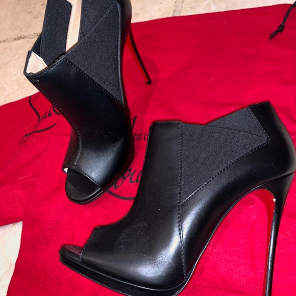 Christian Louboutins BNIB calfskin leather booties - Picture 5 of 12